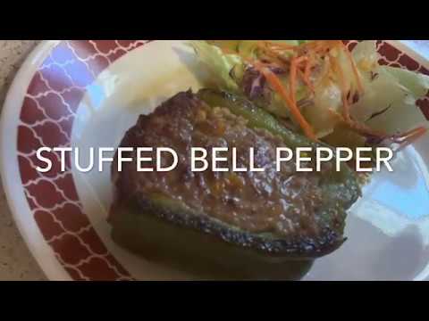 Stuffed Green Bell Pepper