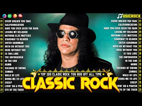 Best Classic Rock Songs 70s 80s 90s🔥ACDC, Guns N Roses, Aerosmith, Queen, Metallica, U2, Bon Jovi