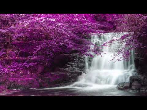 Piano Music to Relax to, Calm Chords, Peaceful Meditation Yoga Music, Waterfall Stress Relief