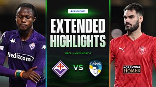 Fiorentina vs. Pafos: Extended Highlights | UECL League Phase MD 4 | CBS Sports Golazo - Europe