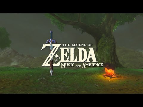 Campfires of the Wild... Relaxing Zelda Music Ambience With Link