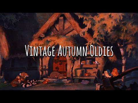 vintage autumn oldies playing in another room🍂