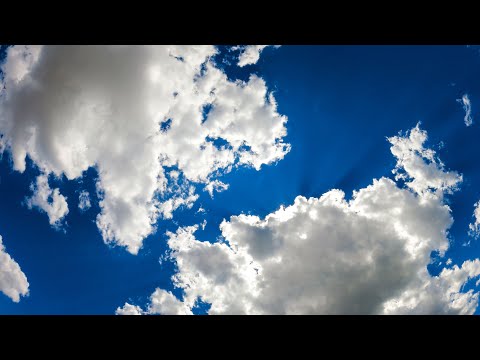 A Perfect Day: Deep Blue Sky with Clouds Timelapse (No Sound) — 4K UHD