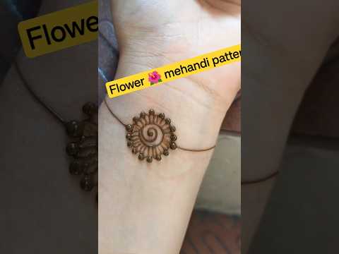 dots mehandi flower 🌺।। मेहंदी डिजाइन।।#shorts #मेहंदी #flowerpattern #mehandi