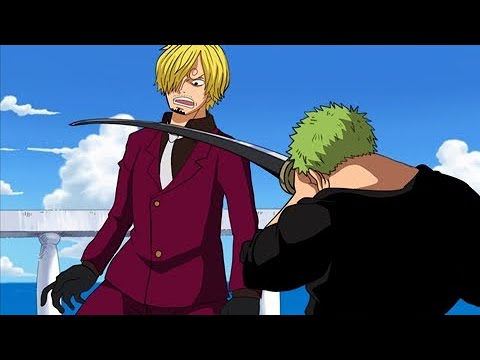 Zoro discovers that Sanji attacked Luffy in Whole Cake - One Piece