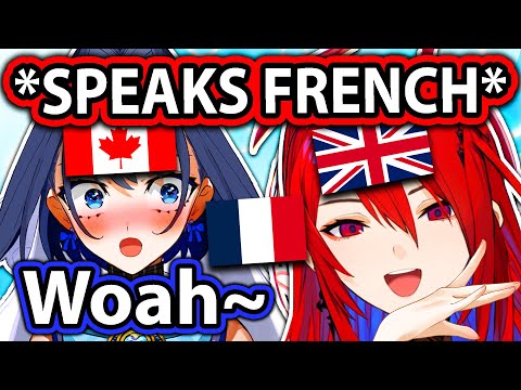 Kronii Was Caught Off Guard by Elizabeth's French Accent 【Hololive】