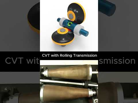 Continuously variable transmission - CVT with Rolling Transmission #automobile #gear #mechanic