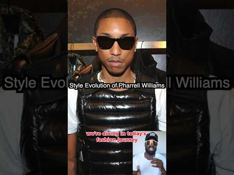 Style evolution of Pharrell Williams #fashion #hiphop