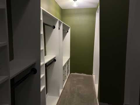 Almost done with the closet remodel!