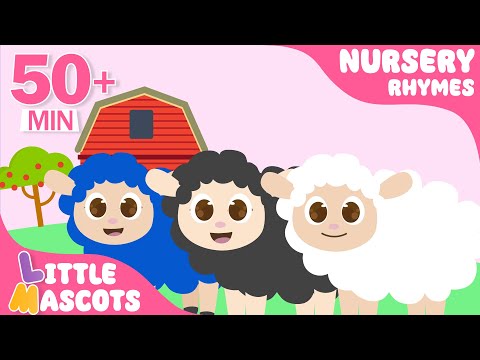 Baa Baa Black Sheep 🐑 + Itsy Bitsy Spider + more Little Mascots Nursery Rhymes & Kids Songs