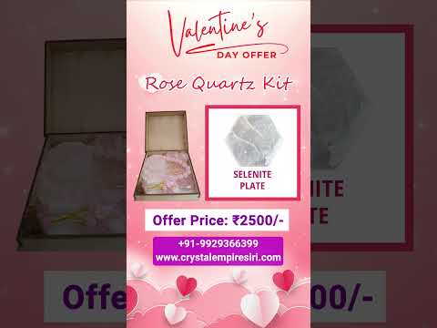 Valentine's Day Off Rose Quartz Kit #valentinesday #love