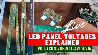 LED TV PANEL VOLTAGES EXPLAINED || ALL TV PANEL VOLTAGES