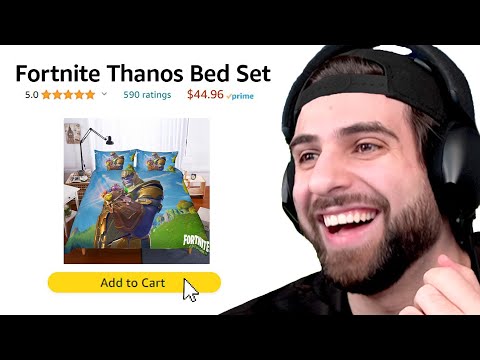 If I Laugh, I Buy WEIRD Fortnite Merch!