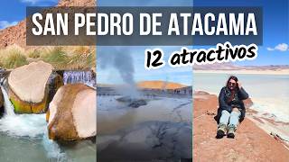 12 atractivos en SAN PEDRO DE ATACAMA ✈️ | Qué hacer en 2024 | Tips de AHORRO