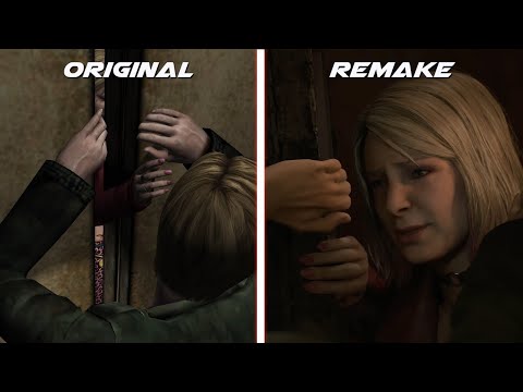 Silent Hill 2 - Maria Elevator Scene Comparison [Original vs HD Collection vs Remake]