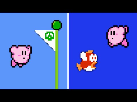 They put Kirby in Super Mario Bros.