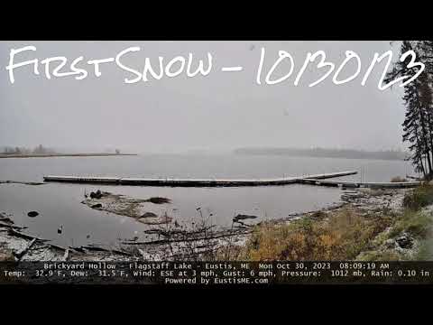 First Snow -- Timelapse 10/30/23