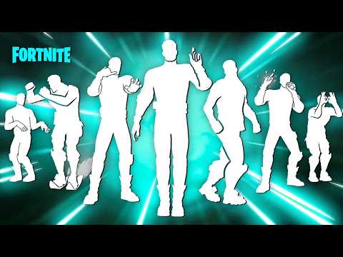 ALL ICON SERIES DANCES & EMOTES IN FORTNITE (Empty Out Your Pockets, Griddy, Rap Monster, Go Mufasa)