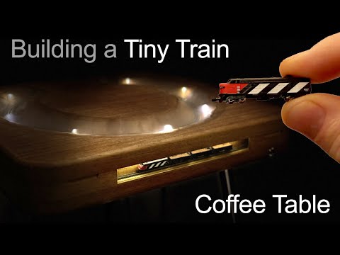 Tiny Train, Big Impact: Building a Coffee Table with a Twist!