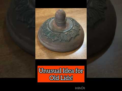 Unique Idea for Upcycling an Old Lid! #shorts #diy #upcycle