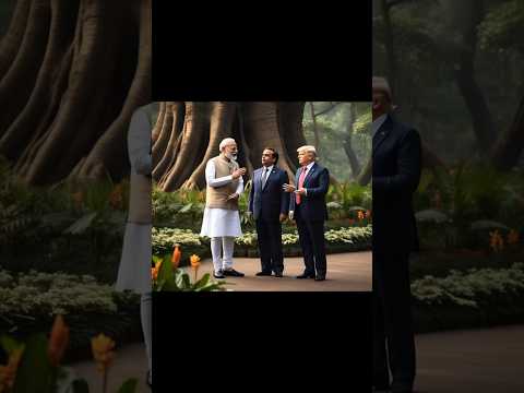 trump Modi and Ambani visiting in vantara  #ai shorts #ai