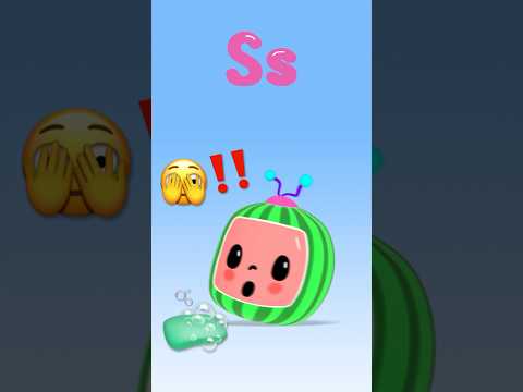 S is for SLIP🫠! Learn ABC! #cocomelon #shorts