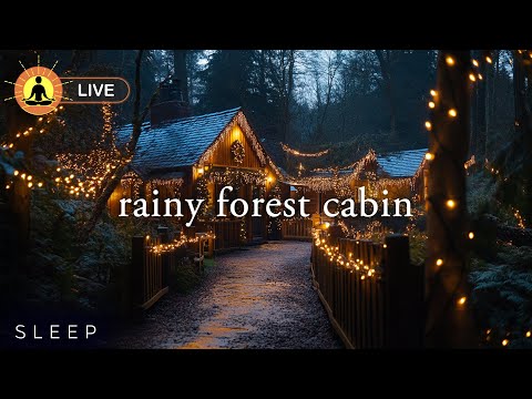 🔴 Relaxing Sleep Music 🌙 with Forest Rain Sounds 24/7 🌧️3371 - Relaxing Music for Stress Relief 🌿