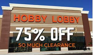 75% OFF CLEARANCE FINDS! Home Decor, MARVEL , DC COMICS, DISNEY & MORE! HOBBY LOBBY