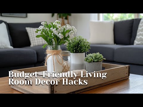 Budget-Friendly Living Room Decor Hacks Using Dollar Tree Finds