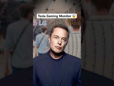 Elon Musk’s TESLA gaming monitor? 🤯