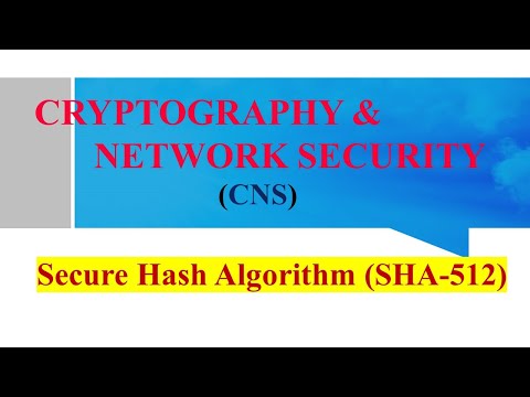 #SHA Secure Hash Algorithm  #sha512  Algorithm with example #CNS #jntuh #feed #conceptclearbydrmvk