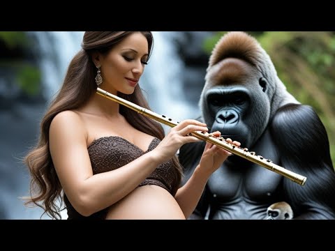 Gentle gorilla journey#viralshort #trendingshort #happy #gorilla #animallover#pregnentwomen