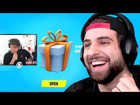 If I Laugh, I GIFT a Fortnite Streamer!