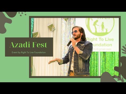 Live Azadi Fest an event by Right To Live Foundation #Normankhalid