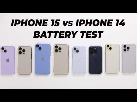 iPhone 15 vs iPhone 14: Battery Life Comparison