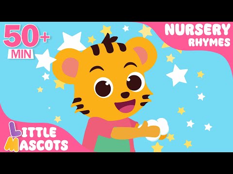 Wash Your Hands + Five Little Monkeys + more Little Mascots Nursery Rhymes & Kids Songs