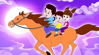 Lakdi ki kathi | लकड़ी की काठी | Popular Hindi Children Songs | Animated song by Jingle Toons