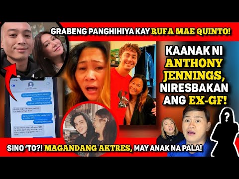 KAMAG-ANAK NI ANTHONY JENNINGS, RUMESBAK! 🔴 RUFA MAE, GRABE ANG ASAWA! 🔴 AKTRES, NANAY NA!