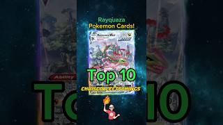 Top 10 Pokémon RAYQUAZA cards 🐉 #shorts #top10 #rayquaza