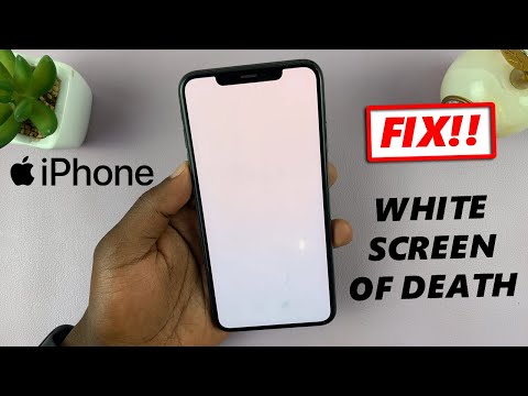 iPhone Stuck On White Blank Screen - FIX