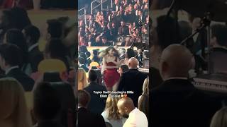 Taylor Swift dancing during Billie Eilish Grammys performance ❤️ #shorts #taylorswift #billieeilish