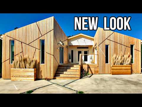 An Inside Look at a 1700 square foot PREFAB HOME with a one of a kind Exterior!