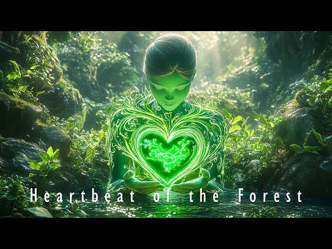 Heartbeat Of The Forest - Harmony Of The The Soul With Healing Nature Ambience - Reiki Healing Mu...