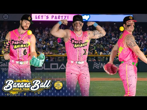 4 Outfield Trick Plays in 1 Inning for the Party Animals vs. the Savannah Bananas!