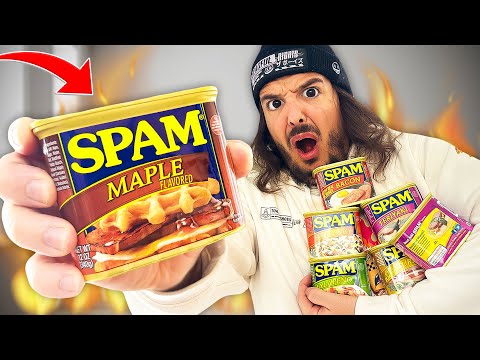 we tried EVERY spam flavour in the world