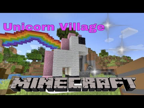 Minecraft Unicorn Village Tour Part 1