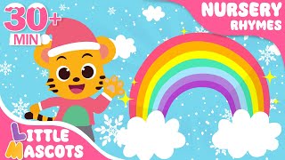 🌈Colors Of The Rainbow✨ + Color Song + more Little Mascots Nursery Rhymes & Kids Songs