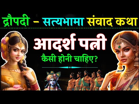 द्रौपदी और सत्यभामा जी का संवाद - आदर्श पत्नी कैसी हो? Mahabharta Story