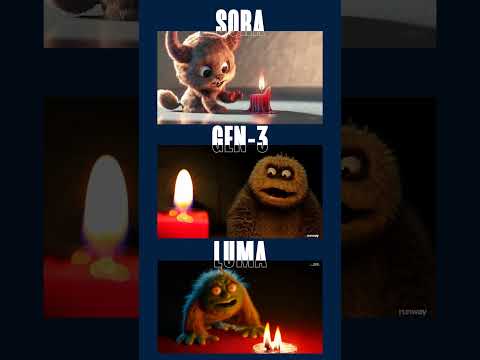 SORA vs LUMA vs GEN-3