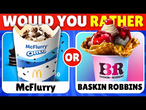 Would You Rather? Ice Cream & Sweets Edition 🍦🍨